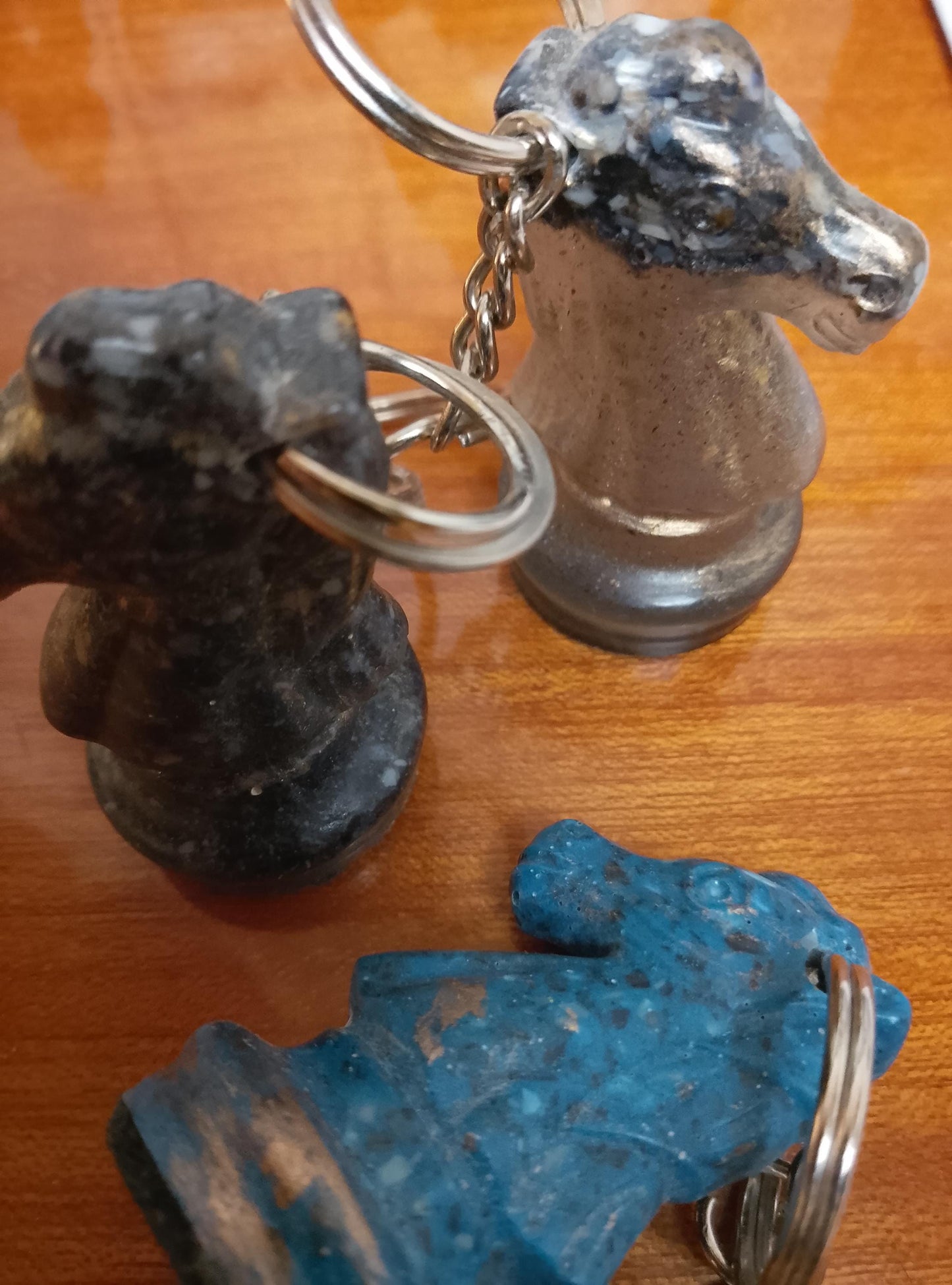 Handmade Chess Knight Keychain