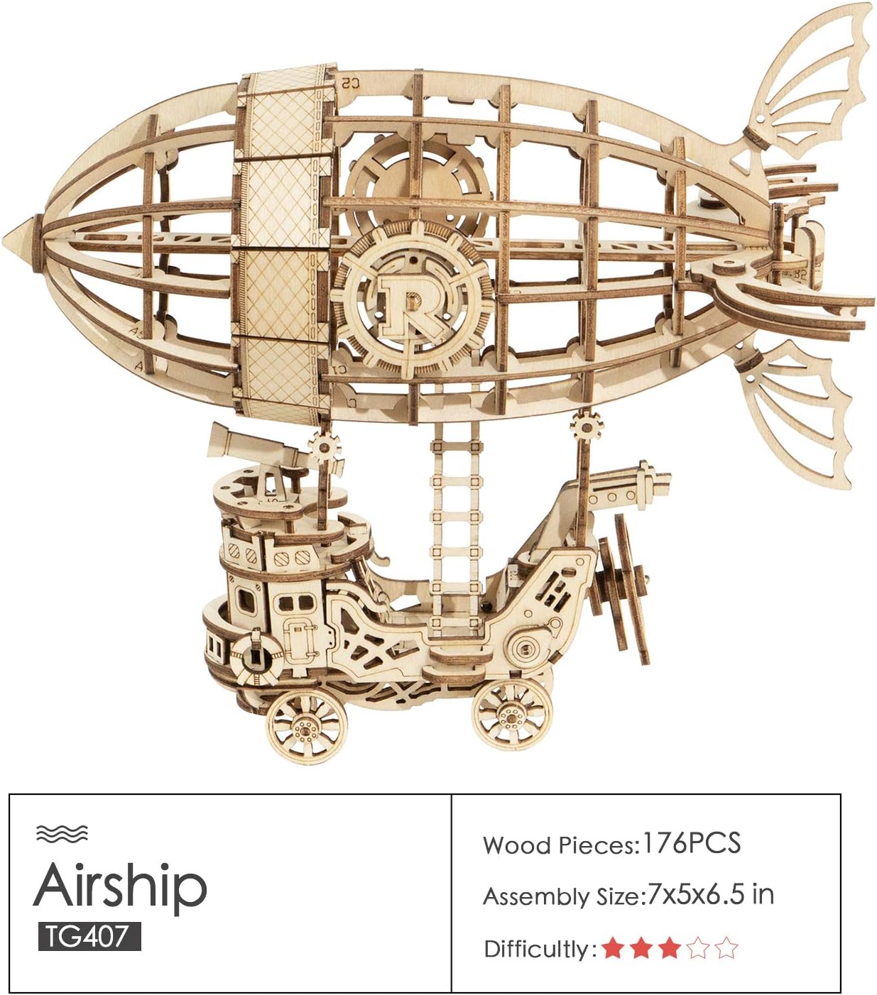 3d Wooden Puzzle Airship TG407
