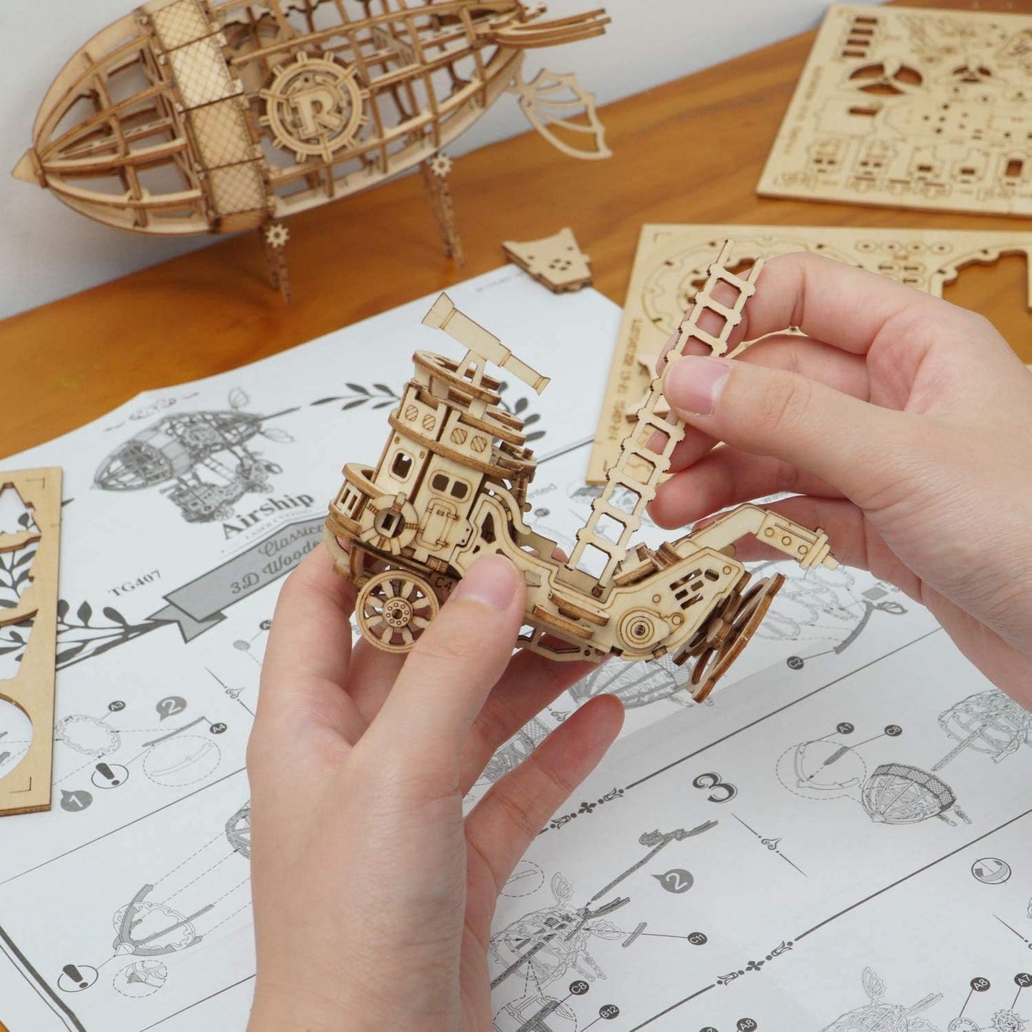 3d Wooden Puzzle Airship TG407