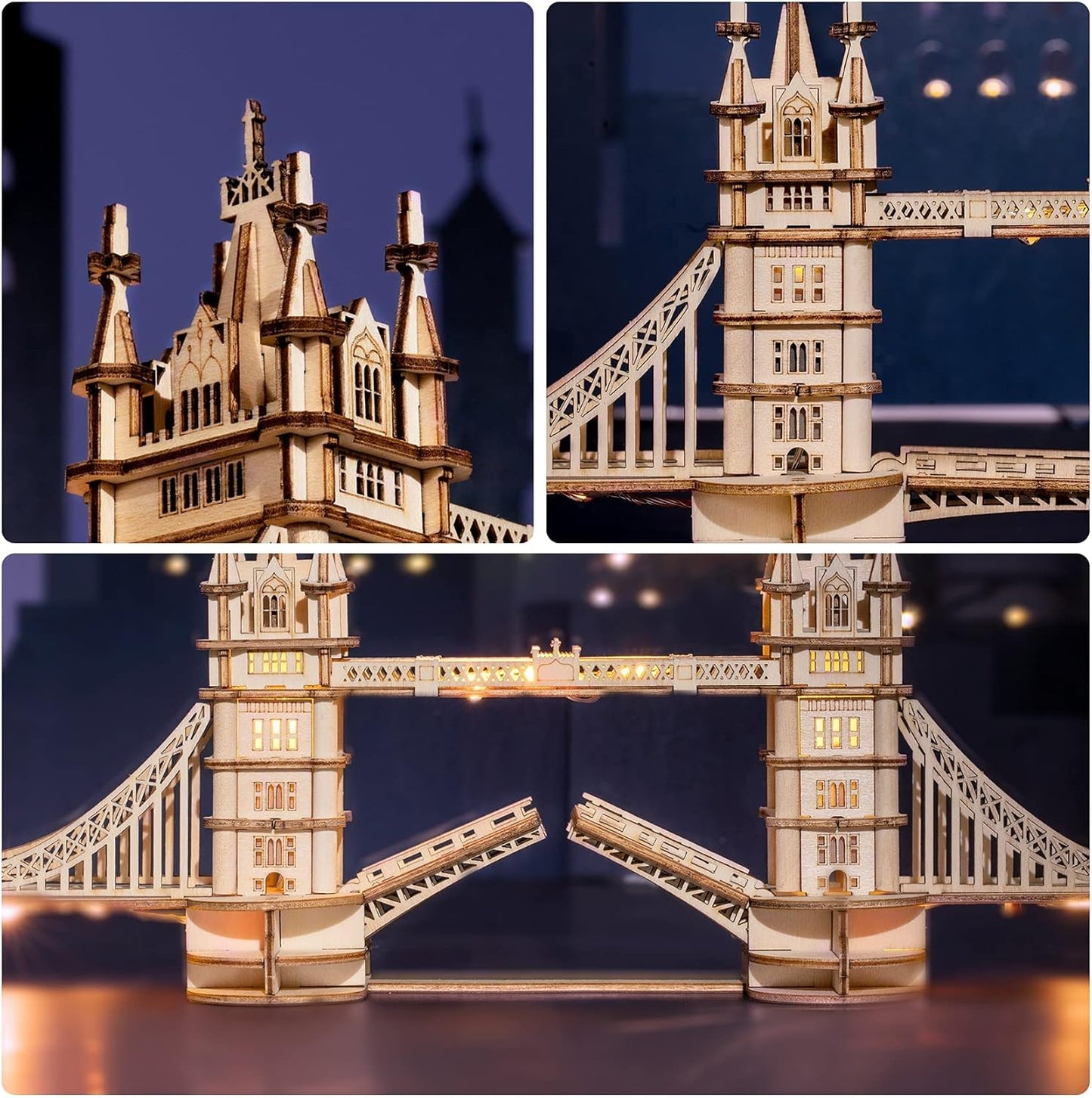 ROBOTIME 3D Wooden Puzzle London Tower Bridge