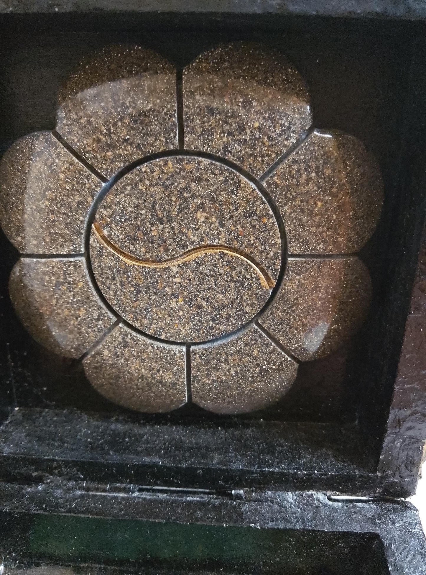 Handmade Resin Box with Natural Shell Powder