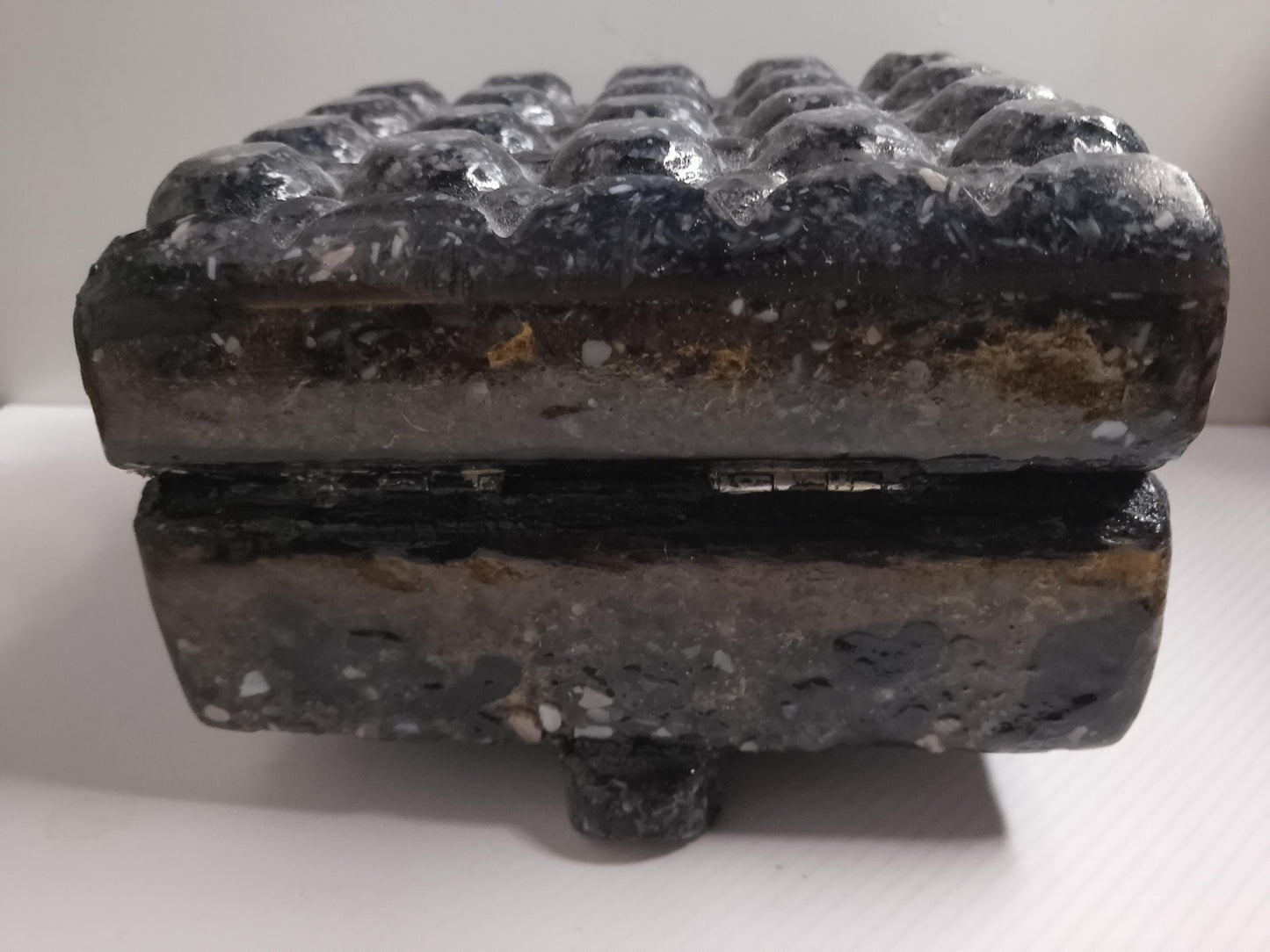 Handmade Resin Box with Natural Shell Powder