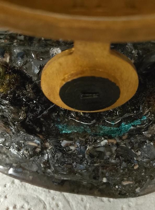 Working Handmade Desk Clock