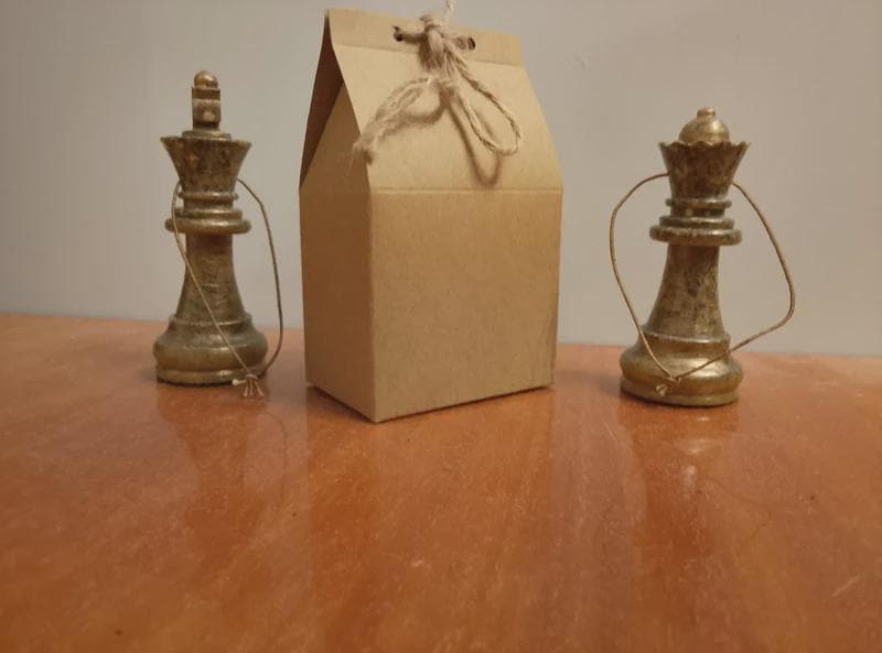 Handmade Chess Piece Ornaments