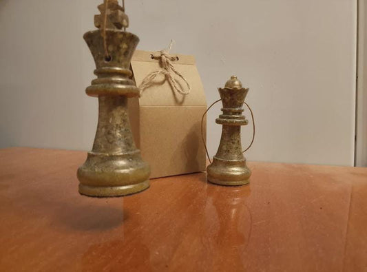 Handmade Chess Piece Ornaments