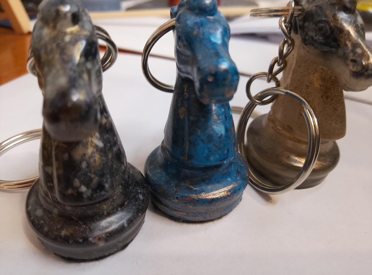 Handmade Chess Knight Keychain