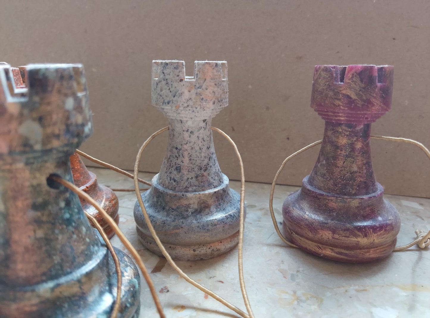 Chess-Inspired Hanging Decoration