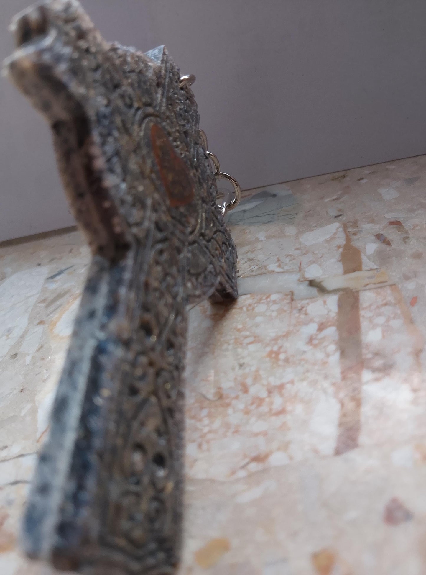 Handmade Celtic Cross Keychain