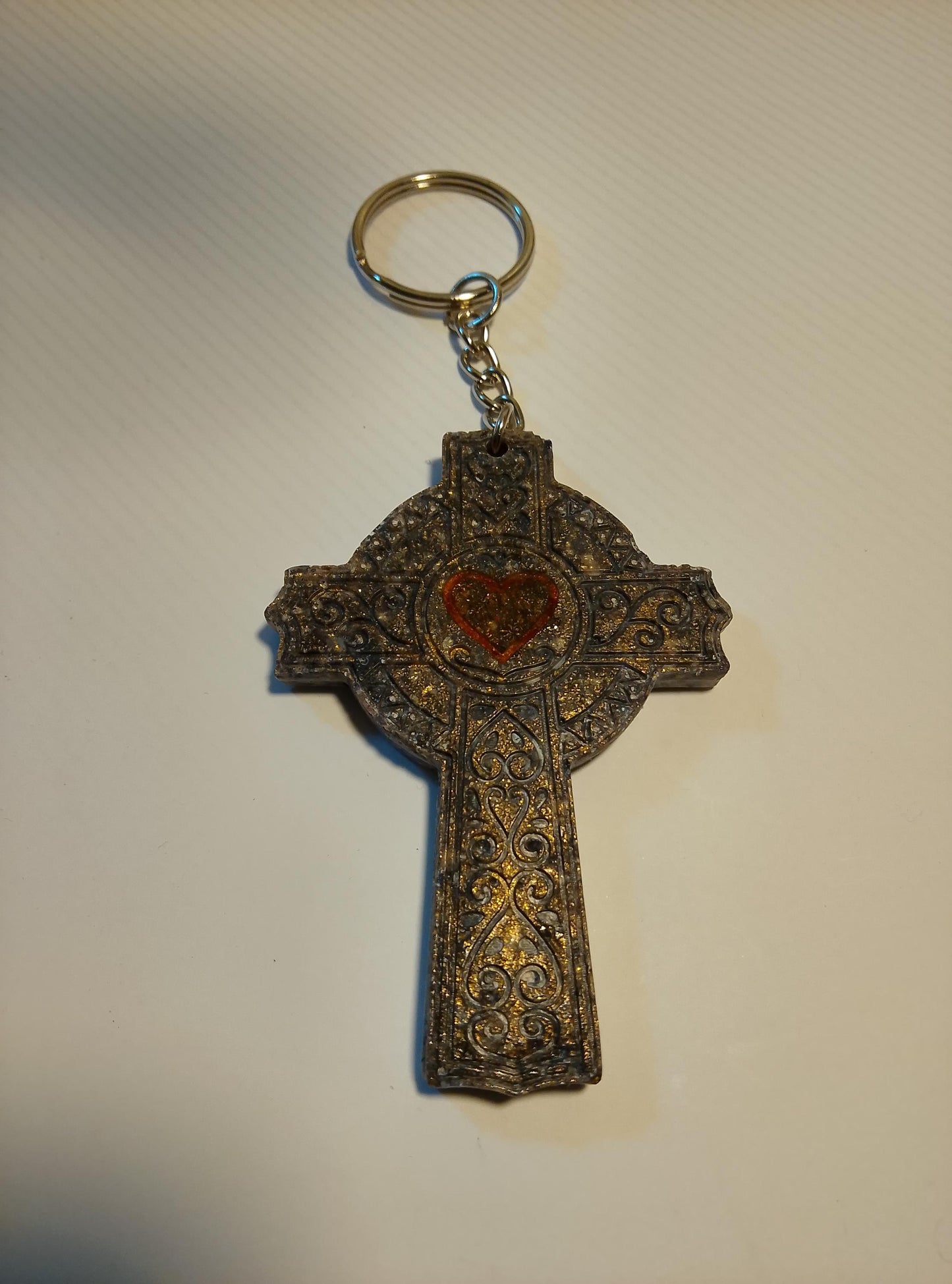 Handmade Celtic Cross Keychain
