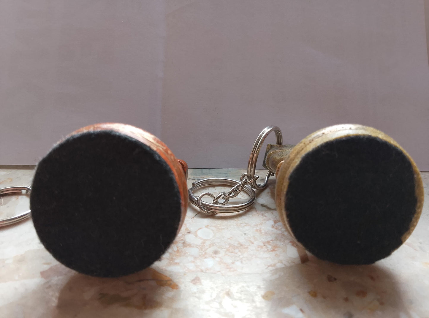 Handmade Chess Keychain Set – Romantic Gift for Couples, Resin & Shell Powder Art