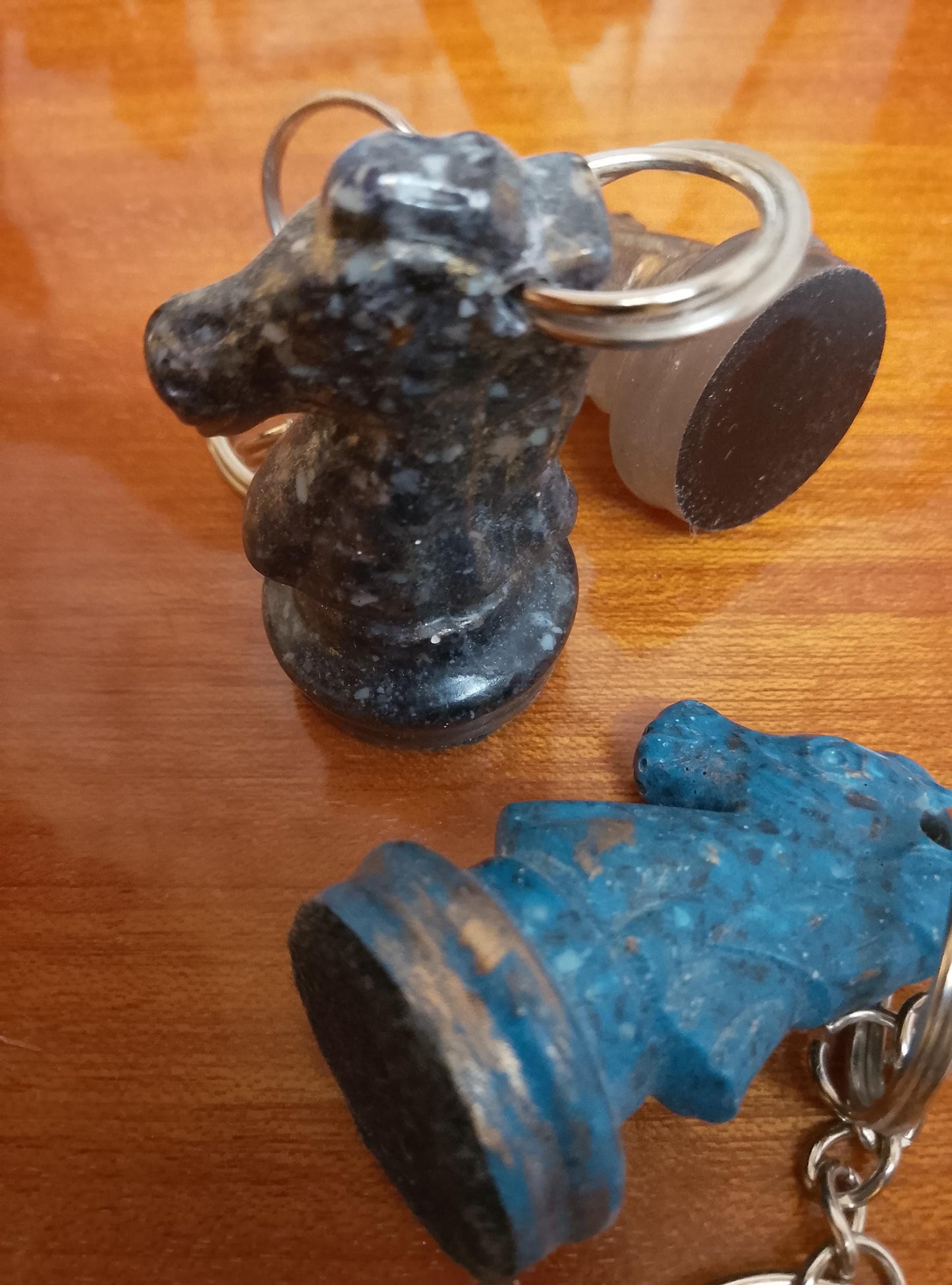 Handmade Chess Knight Keychain