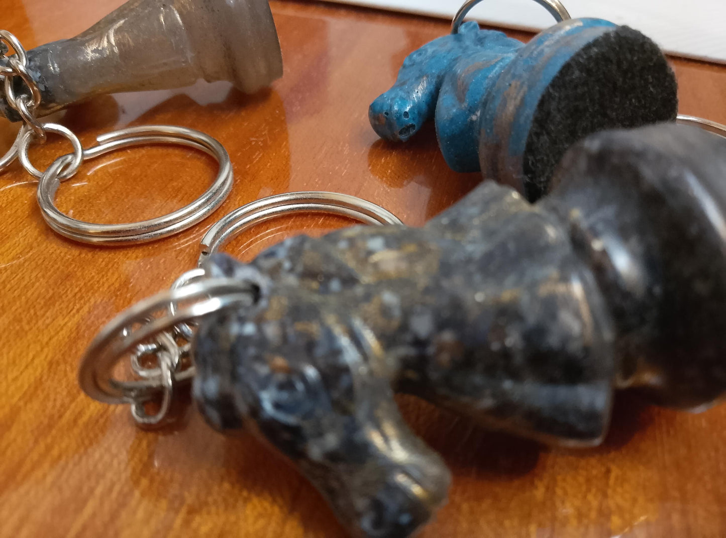 Handmade Chess Knight Keychain