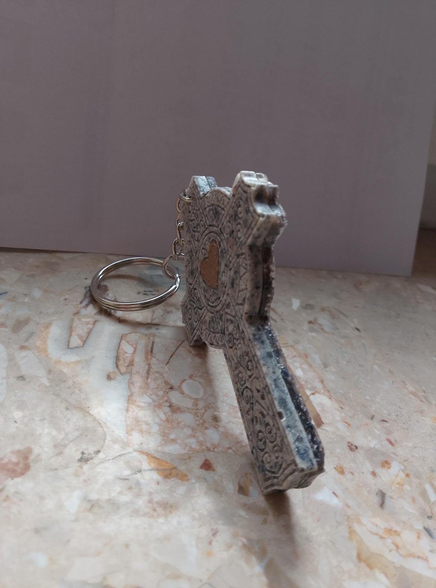 Handmade Celtic Cross Keychain