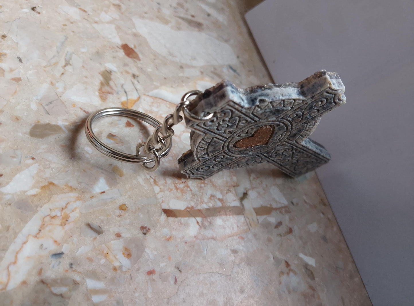 Handmade Celtic Cross Keychain