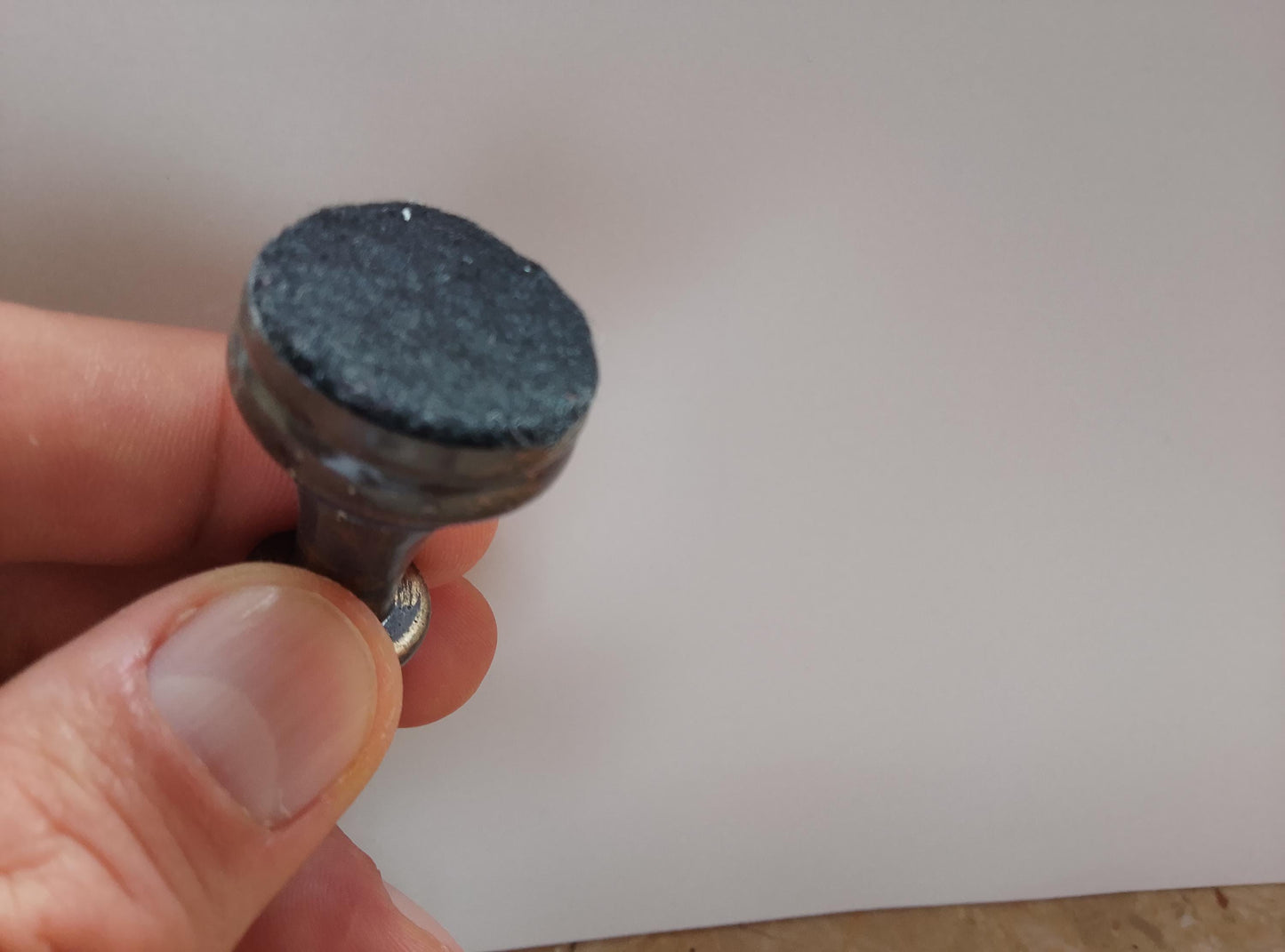 Handmade Chess King Keychain